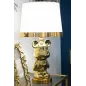 LAMPA STOŁOWA MIŚ ZŁOTY 30X54 cm